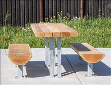 TimberCraft 2217-8 Table with Seats